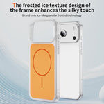 クリスタルフロスト スキンフィール 磁気 MagSafe スマホケース、iPhone 17 Pro Max 用、iPhone 17 Pro 用、iPhone 17 用、iPhone Air 用
