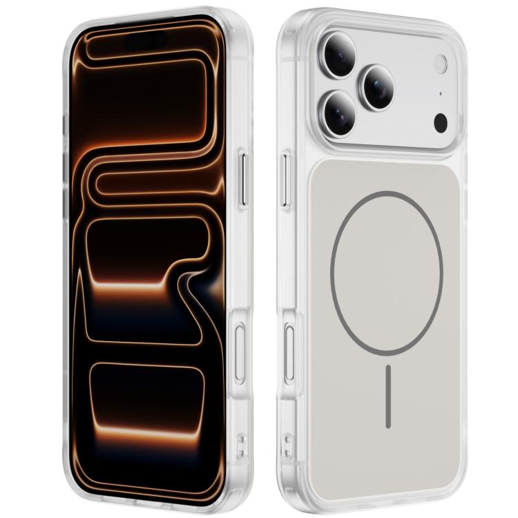 クリスタルフロスト スキンフィール 磁気 MagSafe スマホケース、iPhone 17 Pro Max 用、iPhone 17 Pro 用、iPhone 17 用、iPhone Air 用