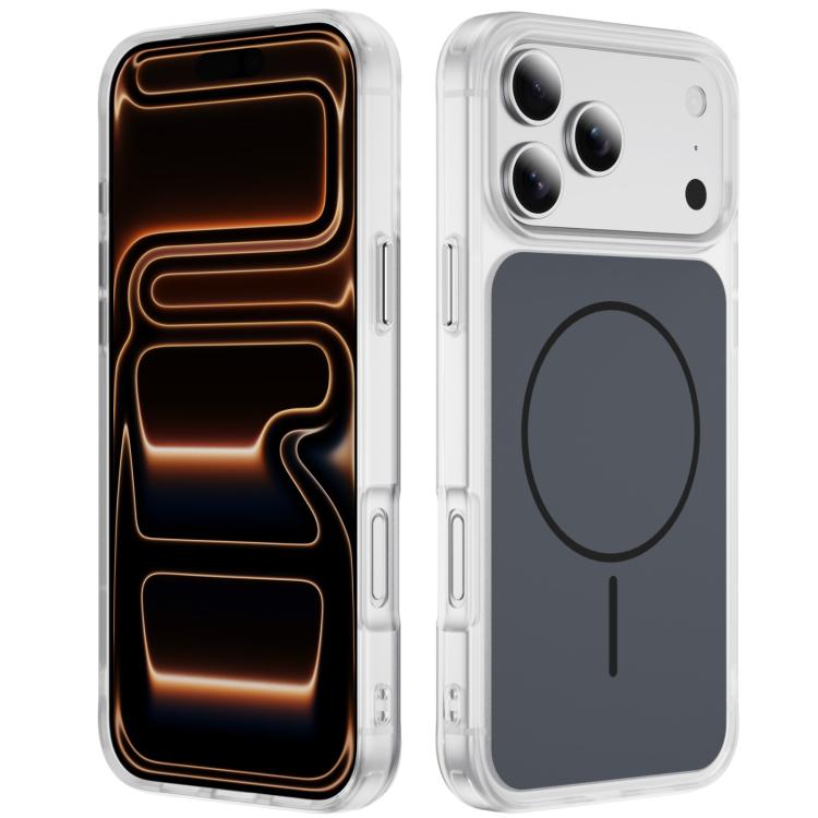 クリスタルフロスト スキンフィール 磁気 MagSafe スマホケース、iPhone 17 Pro Max 用、iPhone 17 Pro 用、iPhone 17 用、iPhone Air 用