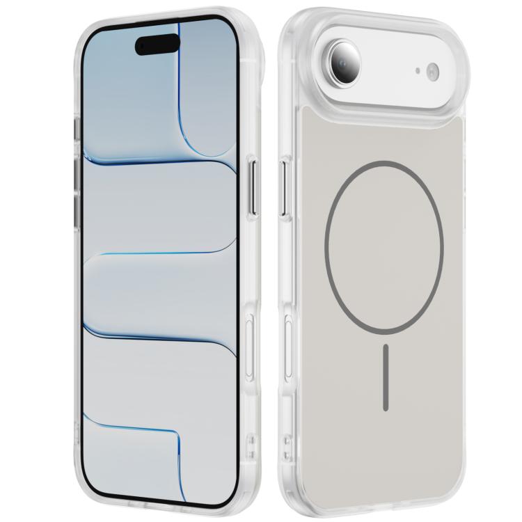 クリスタルフロスト スキンフィール 磁気 MagSafe スマホケース、iPhone 17 Pro Max 用、iPhone 17 Pro 用、iPhone 17 用、iPhone Air 用