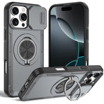 Camshield回転ホルダーマグセーフiPhoneケース、iPhone 17 Pro Max用、iPhone 17 Pro用、iPhone 16 Pro Max用、iPhone 16 Pro用、iPhone 16 Plus用、iPhone 16用、iPhone 15 Pro Max用、iPhone 15 Pro用
