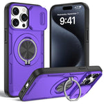 Camshield回転ホルダーマグセーフiPhoneケース、iPhone 17 Pro Max用、iPhone 17 Pro用、iPhone 16 Pro Max用、iPhone 16 Pro用、iPhone 16 Plus用、iPhone 16用、iPhone 15 Pro Max用、iPhone 15 Pro用