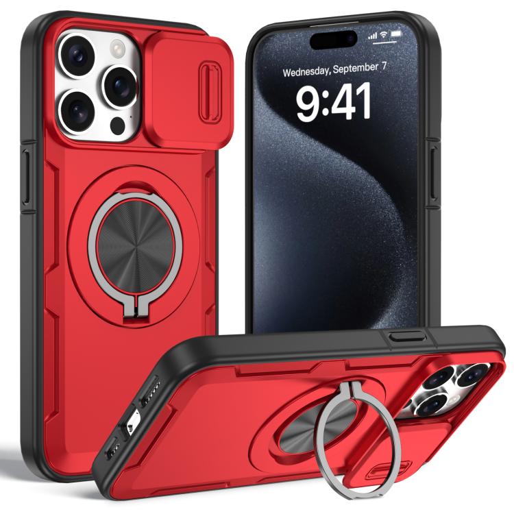 Camshield回転ホルダーマグセーフiPhoneケース、iPhone 17 Pro Max用、iPhone 17 Pro用、iPhone 16 Pro Max用、iPhone 16 Pro用、iPhone 16 Plus用、iPhone 16用、iPhone 15 Pro Max用、iPhone 15 Pro用