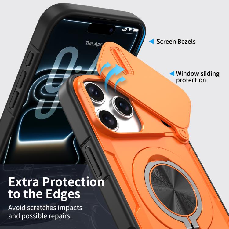 Camshield回転ホルダーマグセーフiPhoneケース、iPhone 17 Pro Max用、iPhone 17 Pro用、iPhone 16 Pro Max用、iPhone 16 Pro用、iPhone 16 Plus用、iPhone 16用、iPhone 15 Pro Max用、iPhone 15 Pro用