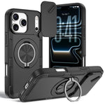 Camshield回転ホルダーマグセーフiPhoneケース、iPhone 17 Pro Max用、iPhone 17 Pro用、iPhone 16 Pro Max用、iPhone 16 Pro用、iPhone 16 Plus用、iPhone 16用、iPhone 15 Pro Max用、iPhone 15 Pro用