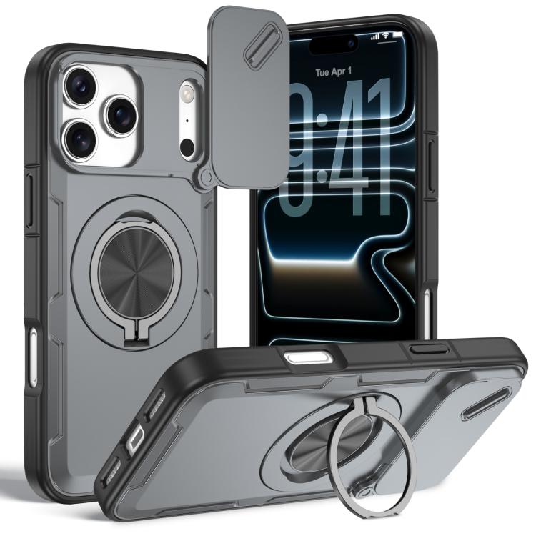 Camshield回転ホルダーマグセーフiPhoneケース、iPhone 17 Pro Max用、iPhone 17 Pro用、iPhone 16 Pro Max用、iPhone 16 Pro用、iPhone 16 Plus用、iPhone 16用、iPhone 15 Pro Max用、iPhone 15 Pro用