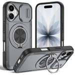 Camshield回転ホルダーマグセーフiPhoneケース、iPhone 17 Pro Max用、iPhone 17 Pro用、iPhone 16 Pro Max用、iPhone 16 Pro用、iPhone 16 Plus用、iPhone 16用、iPhone 15 Pro Max用、iPhone 15 Pro用