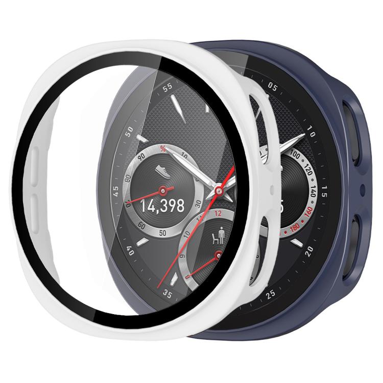 xDfind強化フィルム一体型フロストPCウォッチ保護カバー、Samsung Galaxy Watch8 44mm用、Samsung Galaxy Watch8 40mm用