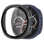 xDfind強化フィルム一体型フロストPCウォッチ保護カバー、Samsung Galaxy Watch8 44mm用、Samsung Galaxy Watch8 40mm用
