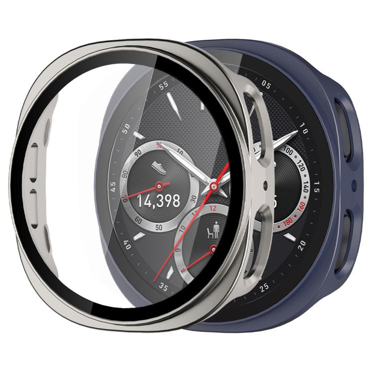 xDfind強化フィルム一体型フロストPCウォッチ保護カバー、Samsung Galaxy Watch8 44mm用、Samsung Galaxy Watch8 40mm用