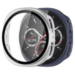 xDfind強化フィルム一体型フロストPCウォッチ保護カバー、Samsung Galaxy Watch8 44mm用、Samsung Galaxy Watch8 40mm用
