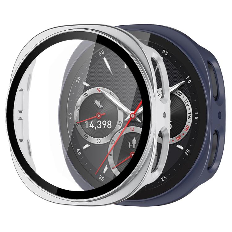 xDfind強化フィルム一体型フロストPCウォッチ保護カバー、Samsung Galaxy Watch8 44mm用、Samsung Galaxy Watch8 40mm用