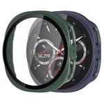 xDfind強化フィルム一体型フロストPCウォッチ保護カバー、Samsung Galaxy Watch8 44mm用、Samsung Galaxy Watch8 40mm用