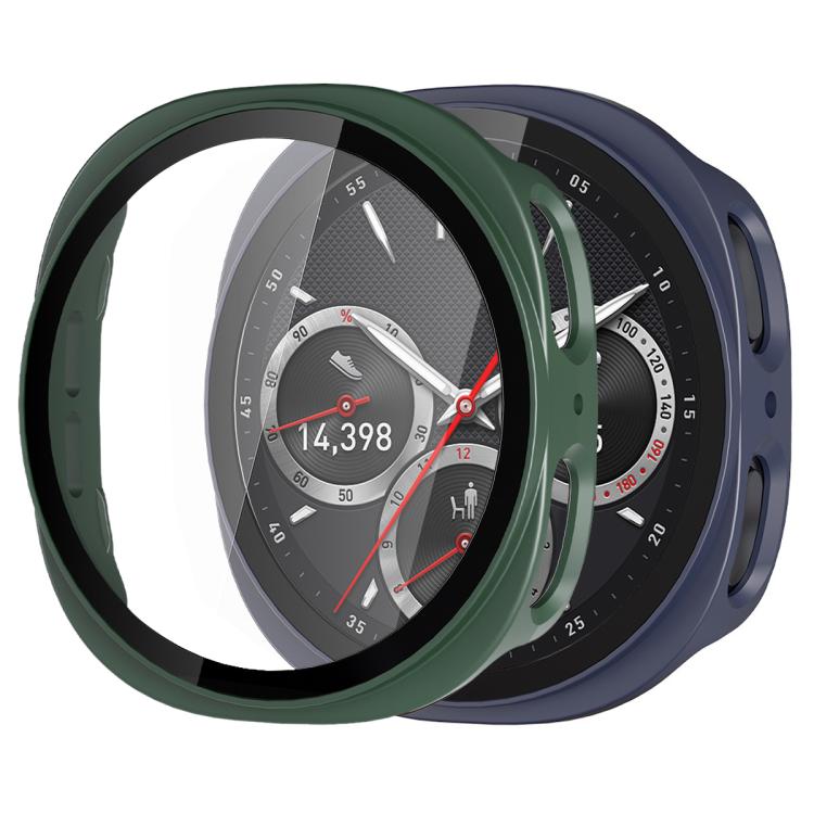 xDfind強化フィルム一体型フロストPCウォッチ保護カバー、Samsung Galaxy Watch8 44mm用、Samsung Galaxy Watch8 40mm用