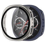 xDfind強化フィルム一体型フロストPCウォッチ保護カバー、Samsung Galaxy Watch8 44mm用、Samsung Galaxy Watch8 40mm用
