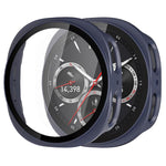xDfind強化フィルム一体型フロストPCウォッチ保護カバー、Samsung Galaxy Watch8 44mm用、Samsung Galaxy Watch8 40mm用
