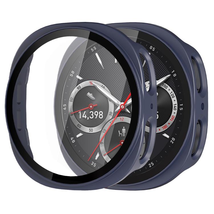 xDfind強化フィルム一体型フロストPCウォッチ保護カバー、Samsung Galaxy Watch8 44mm用、Samsung Galaxy Watch8 40mm用