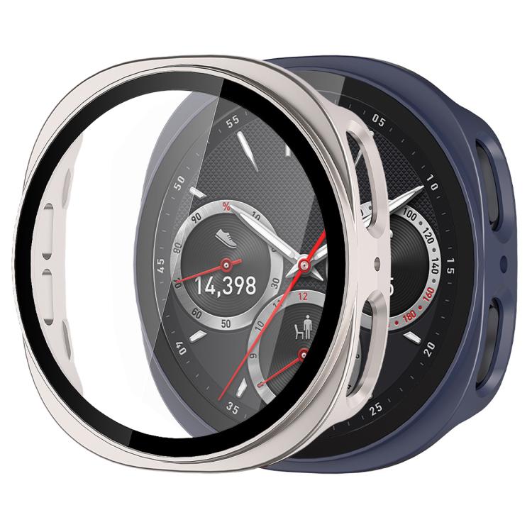 xDfind強化フィルム一体型フロストPCウォッチ保護カバー、Samsung Galaxy Watch8 44mm用、Samsung Galaxy Watch8 40mm用