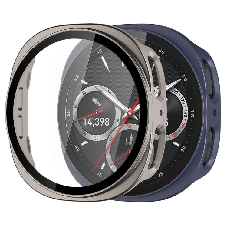xDfind強化フィルム一体型フロストPCウォッチ保護カバー、Samsung Galaxy Watch8 44mm用、Samsung Galaxy Watch8 40mm用