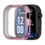 xDfind Plating Tempered Film Integrated TPU Watch Protective Cover, For Huawei Watch Fit 4 Pro, For Huawei Watch Fit 4