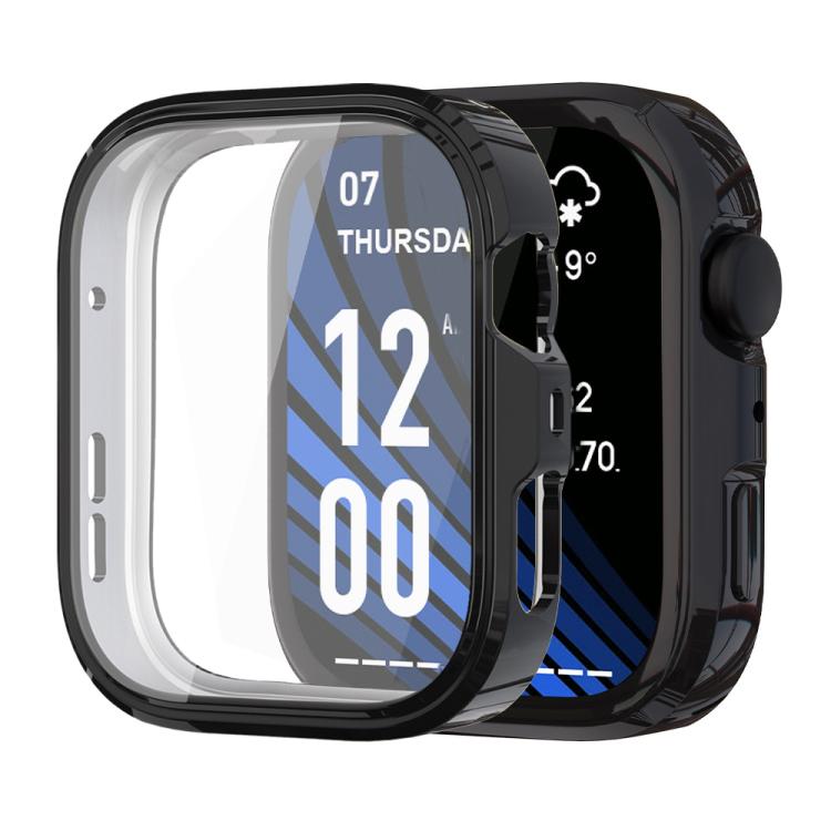 xDfind Plating Tempered Film Integrated TPU Watch Protective Cover, For Huawei Watch Fit 4 Pro, For Huawei Watch Fit 4