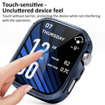 xDfind Plating Tempered Film Integrated TPU Watch Protective Cover, For Huawei Watch Fit 4 Pro, For Huawei Watch Fit 4