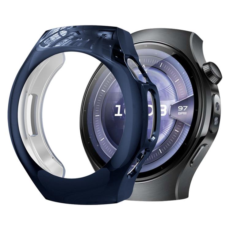xDfind Plating Tempered Film Integrated TPU Watch Protective Cover, For Huawei Watch 5 42mm, For Huawei Watch 5 46mm