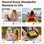 M02 ウルトラ 8MPカメラ AIスマートグラス フォトクロミックレンズ、ブラック充電ケース付き、ブラウン充電ケース付き