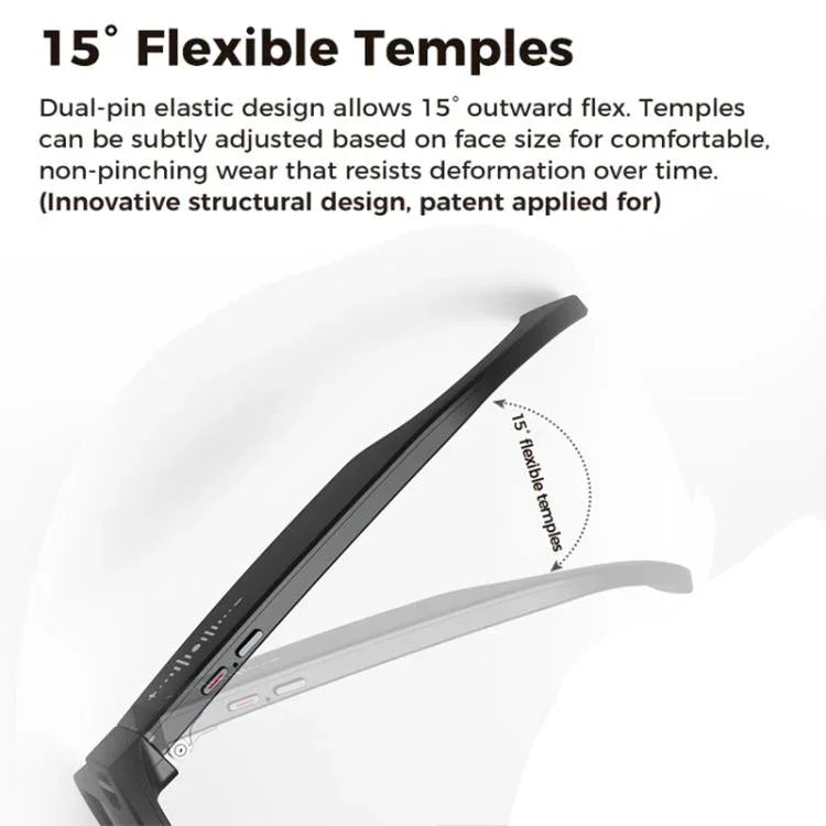 M02 ウルトラ 8MPカメラ AIスマートグラス フォトクロミックレンズ、ブラック充電ケース付き、ブラウン充電ケース付き