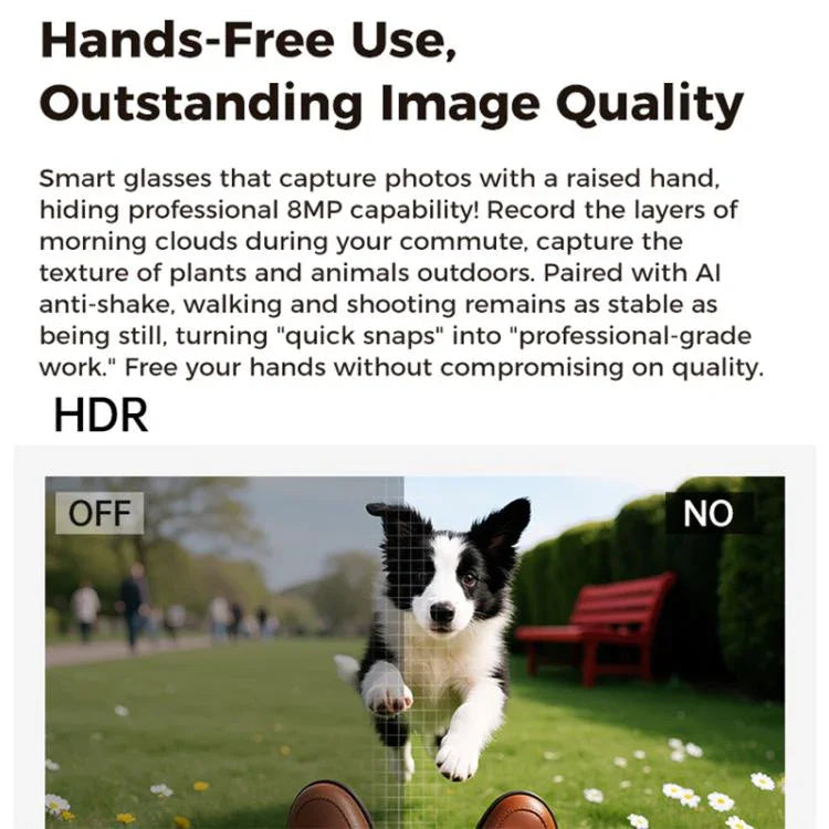 M02 ウルトラ 8MPカメラ AIスマートグラス フォトクロミックレンズ、ブラック充電ケース付き、ブラウン充電ケース付き