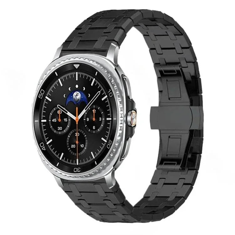 バタフライバックル チタン合金 時計バンド、Samsung Galaxy Watch Ultra 47mm / Ultra 2025 用、Samsung Galaxy Watch8 / Watch8 Classic 用