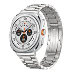 着脱式 三連ビーズ HWバックル チタン合金 時計バンド、Samsung Galaxy Watch Ultra 47mm / Ultra 2025 用、Samsung Galaxy Watch8 / Watch8 Classic 用