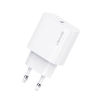 USAMS CC226 T65 PD20W USB-C / Type-C シングルポート急速充電器、EUプラグ、CC226