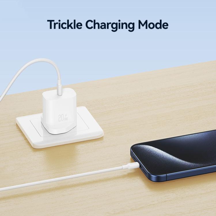 USAMS CC227 T65 PD20W USB-C / Type-C シングルポート急速充電器、UKプラグ、CC227