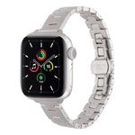 Hスタイル 幅14mm ステンレススチール メタルウォッチバンド、Apple Watch 46mm / 49mm / 45mm / 44mm用、Apple Watch 42mm / 41mm / 40mm / 38mm用