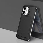 J TRIBE メタルフレームレスカードスロットレンズホルダースマホケース、iPhone 17 Pro Max 用、iPhone 17 Pro 用、iPhone 17 用、iPhone Air 用、iPhone 16 Pro Max 用、iPhone 16 Pro 用、iPhone 15 Pro Max 用、iPhone 15 Pro 用