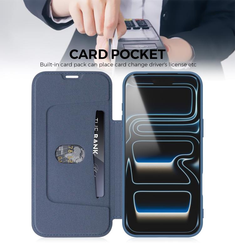 Imitate Liquid Skin Feel Leather Phone Case with Card Slots, For iPhone 17 Pro Max, For iPhone 17 Pro, For iPhone 17, For iPhone Air