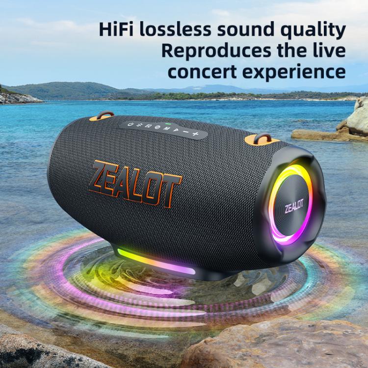 Zealot S127 100W ポータブル屋外用カラフルBluetoothスピーカー