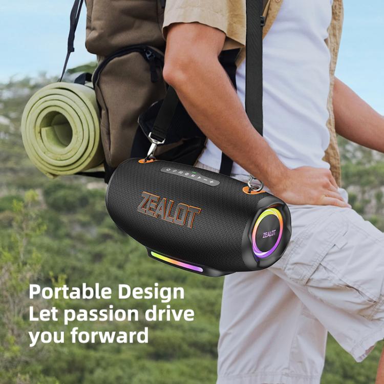 Zealot S127 100W ポータブル屋外用カラフルBluetoothスピーカー