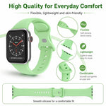 5個セット xDfind バタフライバックル シリコンウォッチバンド、Apple Watch 42 / 44 / 45 / 46 / 49mm用、Apple Watch 38 / 40 / 41 / S11 42mm用