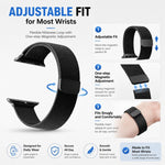 5個セット xDfind ミラネーゼループ 磁気メタルウォッチバンド、Apple Watch 42 / 44 / 45 / 46 / 49mm用、Apple Watch 38 / 40 / 41 / S11 42mm用