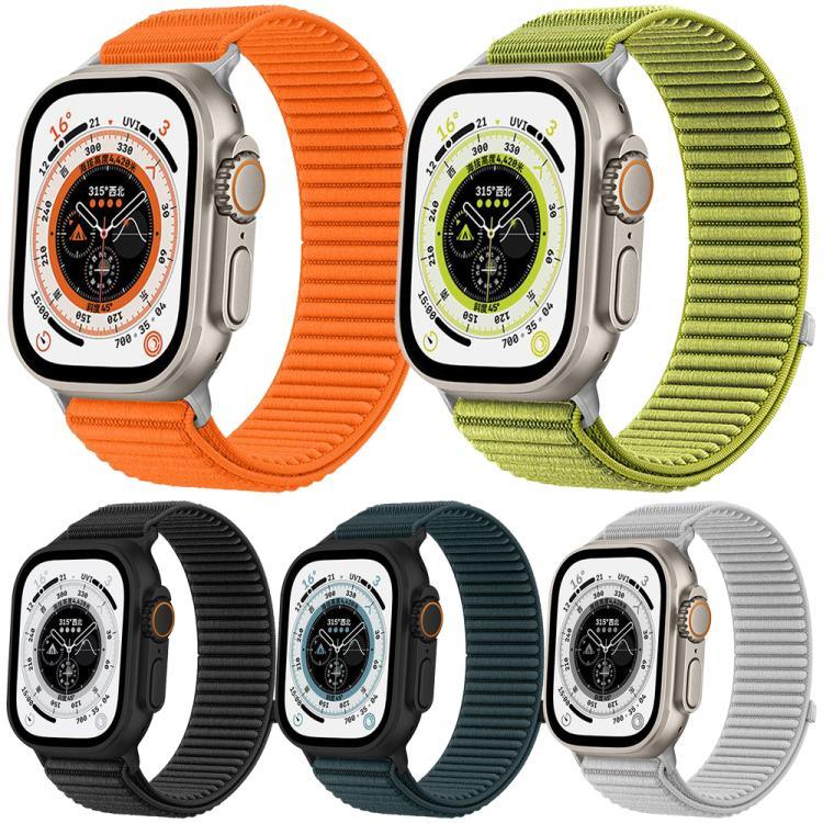 5個セット xDfind 編みナイロン フック＆ループファスナーベルトウォッチバンド、Apple Watch 42 / 44 / 45 / 46 / 49mm用、Apple Watch 38 / 40 / 41 / S11 42mm用