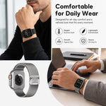 5個セット xDfind 傘バックル ミラネーゼ＋バタフライバックル ミックスウォッチバンド、Apple Watch 42 / 44 / 45 / 46 / 49mm用、Apple Watch 38 / 40 / 41 / S11 42mm用