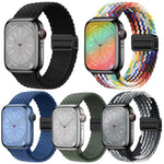 5個セット xDfind 磁気バックルループ 編みウォッチバンド、Apple Watch 42 / 44 / 45 / 46 / 49mm用、Apple Watch 38 / 40 / 41 / S11 42mm用
