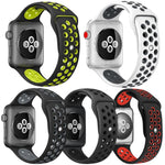 5個セット xDfind ツートンカラー シリコンスポーツウォッチバンド、Apple Watch 42 / 44 / 45 / 46 / 49mm用、Apple Watch 38 / 40 / 41 / S11 42mm用