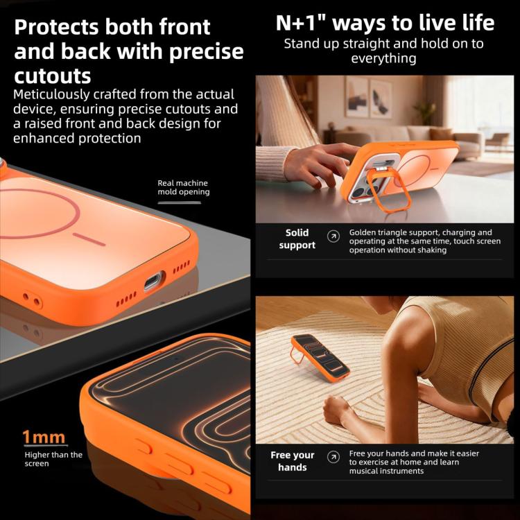 AGフロストレンズホルダーMagSafeスマホケース、iPhone 12用、iPhone 12 Pro Max用、iPhone 12 Pro用、iPhone 11用