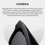 M01S 5MPスマートAIカメラメガネ 音声通話、ビデオ録画、WiFi送信対応