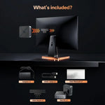 GXMO GH8 Windows 11 Pro ミニPC、AMD Ryzen 9 8945HS オクタコアプロセッサ、メモリなし、16GB+512GB