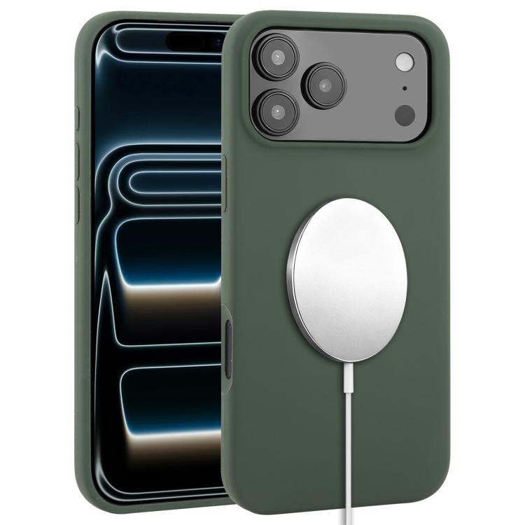 リキッドシリコン全面保護MagSafeスマホケース、iPhone 17 Pro Max用、iPhone 17 Pro用、iPhone 17用、iPhone Air用