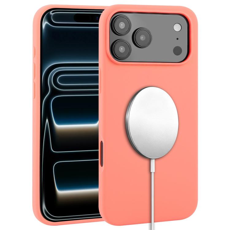 リキッドシリコン全面保護MagSafeスマホケース、iPhone 17 Pro Max用、iPhone 17 Pro用、iPhone 17用、iPhone Air用